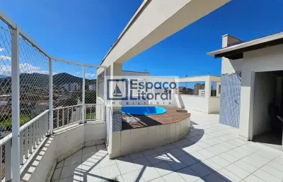 Cobertura duplex  à venda, no bairro prainha, caraguatatuba, sp