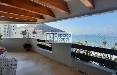 Cobertura com 5 dormitórios à venda, 380 m² por r$ 4.000.000,00 - martim de sá - caraguatatuba/sp