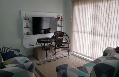Apartamento para venda em guarujá, tombo, 2 dormitórios, 1 suíte, 2 banheiros, 1 vaga