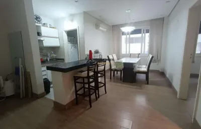 Apartamento para venda em guarujá, pitangueiras, 1 dormitório, 1 banheiro, 1 vaga