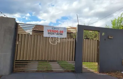 Casa à venda em campo grande-ms: 2 quartos, 1 sala, 1 banheiro, 1 vaga de garagem, 140m² no jardim aero rancho!