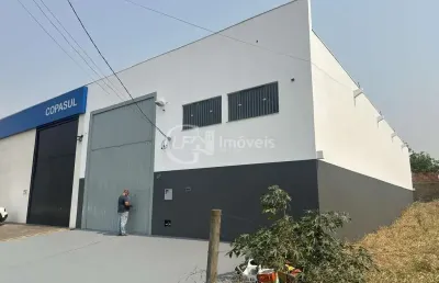 Barracão comercial para locação em campo grande-ms, bairro nova lima: 1 sala, 1 banheiro, 300m² de área.