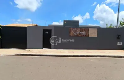 Alugue já ponto comercial com 2 salas e 3 vagas de garagem em campo grande-ms, no alto são francisco!