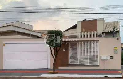 Imperdível casa à venda em campo grande-ms, bairro sobrinho: 3 quartos, 1 suíte, 2 salas, 2 banheiros, 4 vagas, 170m²!