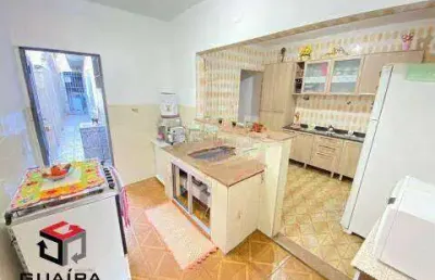 Sobrado à venda 5 quartos 1 suíte 1 vaga aclimação - santo andré - sp