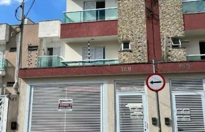 Cobertura com 140 m² localizado no bairro humaitá em santo andré - sp.