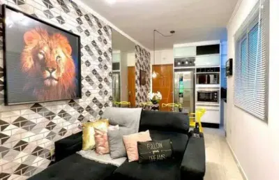 Cobertura 80 m² localizado no bairro linda santo andré - sp