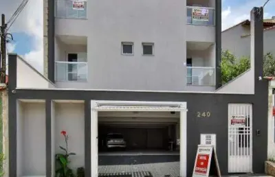 Cobertura à venda 2 quartos 1 suíte 1 vaga humaitá - santo andré - sp