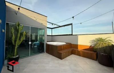 Cobertura à venda 2 quartos 1 suíte 1 vaga paraíso - santo andré - sp