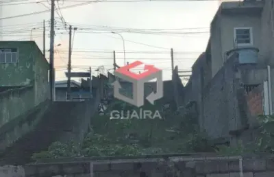 Terreno à venda na Rua Carijós, 3115, Vila Linda, Santo André