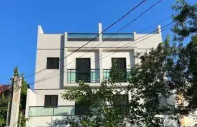 Cobertura à venda 2 quartos 1 suíte 1 vaga campestre - santo andré - sp