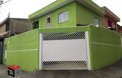 Sobrado à venda 3 quartos 1 suíte 3 vagas alto de santo andré - santo andré - sp