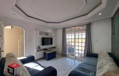 Sobrado à venda 2 quartos 1 suíte 3 vagas novo oratório - santo andré - sp