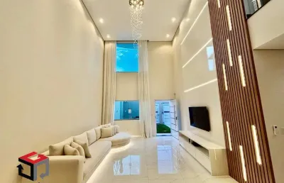 Sobrado mobiliado com layout diferenciado, 4 suites, energia solar weg, piscina e 4 vagas de garagem.