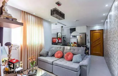 Cobertura ampla com 140m² localizada no bairro valparaiso em santo andré/sp.