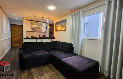 Cobertura à venda 2 quartos 1 suíte 2 vagas - vila américa - santo andré - sp