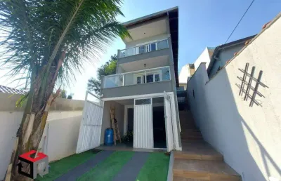 Sobrado à venda 3 quartos 1 suíte 5 vagas valparaíso - santo andré - sp