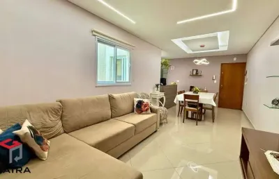 Cobertura à venda 3 quartos 1 suíte 2 vagas alzira - santo andré - sp