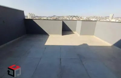 Cobertura à venda 2 quartos 1 suíte 1 vaga vitória - santo andré - sp