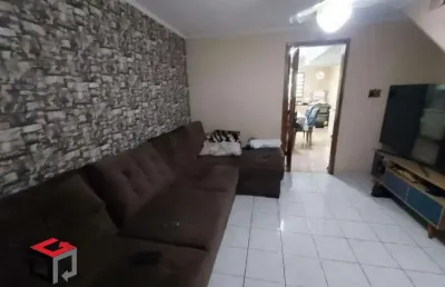 Sobrado á venda 145m² com 2 quartos e 2 vagas - camilópolis - santo andré