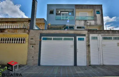 Sobrado à venda 3 quartos 3 suítes 4 vagas paraíso - santo andré - sp