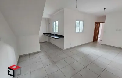 Cobertura à venda 2 quartos 1 suíte 1 vaga guiomar - santo andré - sp