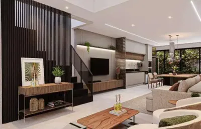 Sobrado à venda 3 quartos 1 suíte 2 vagas das nações - santo andré - sp