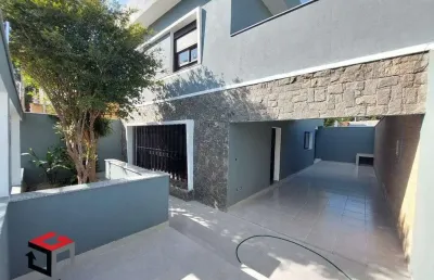 Sobrado à venda 3 quartos 1 suíte 2 vagas jardim bela vista - santo andré - sp