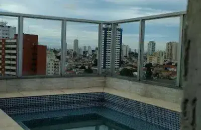 Cobertura 160 m² localizado no bairro vila dom pedro i são paulo - sp