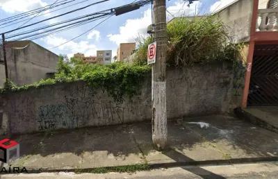 Terreno à venda na Rua Hermínia Lopes Lobo, 84, Vila Palmares, Santo André