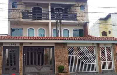 Sobrado à venda 3 quartos 3 suítes 6 vagas pires - santo andré - sp