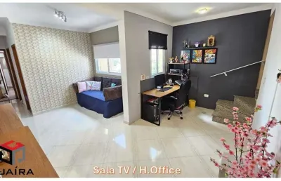 Cobertura à venda 2 quartos 1 suíte 1 vaga valparaíso - santo andré - sp