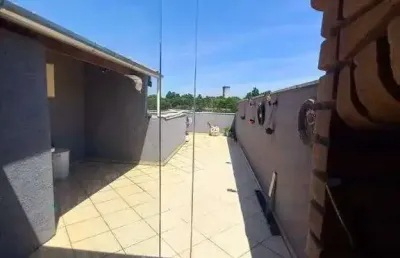 Cobertura à venda 2 quartos 1 suíte 2 vagas guiomar - santo andré - sp