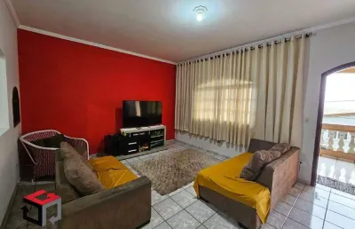Sobrado à venda 3 quartos 1 suíte 2 vagas olinda - mauá - sp