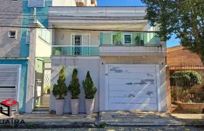 Sobrado à venda 4 quartos 2 suítes 3 vagas alzira - santo andré - sp