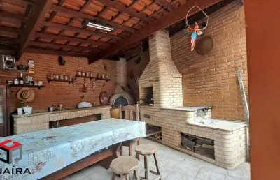 Casa assobradada de 270 m² - com 2 moradias, jardim santo antônio - santo andré.