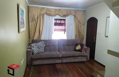 Sobrado à venda 3 quartos 2 vagas marajoara - santo andré - sp