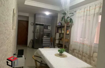 Cobertura à venda 2 quartos 1 vaga camilópolis - santo andré - sp