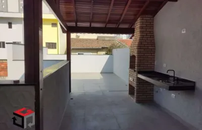 Cobertura à venda 2 quartos 1 suíte 1 vaga floresta - santo andré - sp