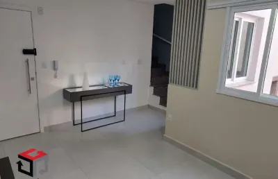 Cobertura à venda 2 quartos 1 suíte 1 vaga camilópolis - santo andré - sp