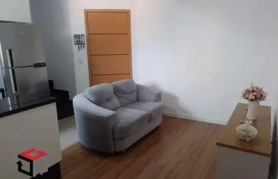Cobertura à venda 2 quartos 1 suíte 1 vaga santa maria - santo andré - sp