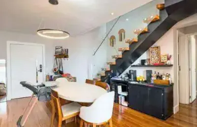 Apartamento duplex 3 dormitórios no brooklin com 160 m2