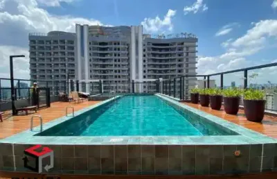 Apartamento novo com 25m² localizado no bairro do brooklin paulista - são paulo - sp.