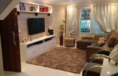 Sobrado à venda 3 quartos 1 suíte 4 vagas novo oratório - santo andré - sp