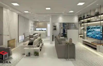 Sobrado residencial 4 dormitórios em brooklin paulista com 346m²