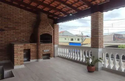 Sobrado à venda 3 quartos 1 suíte 4 vagas marajoara - santo andré - sp