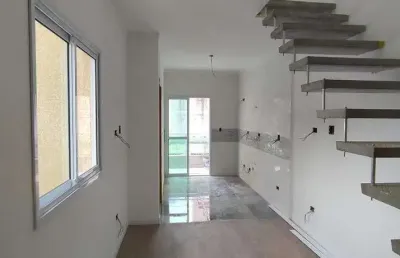 Cobertura à venda 2 quartos 1 suíte 2 vagas pires - santo andré - sp