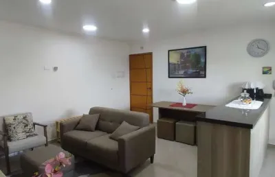 Cobertura à venda 2 quartos 1 suíte 2 vagas scarpelli - santo andré - sp