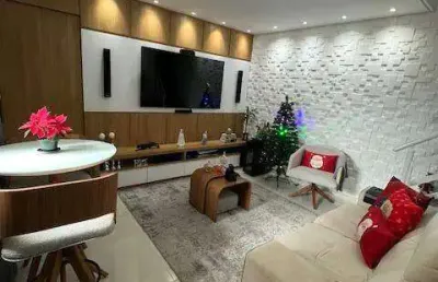 Cobertura à venda 3 quartos 1 suíte 2 vagas alto de santo andré - santo andré - sp