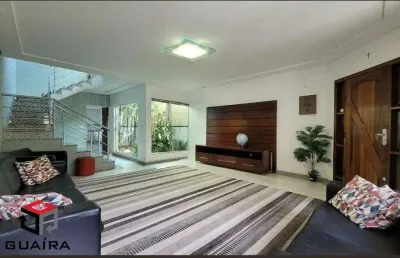 Sobrado à venda 4 quartos 1 suíte 7 vagas floresta - santo andré - sp